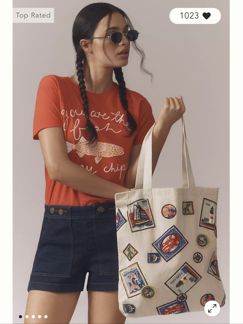NWT Letluv Graphic Tee "You Are The Fish To My Chips" - Picture 4 of 7